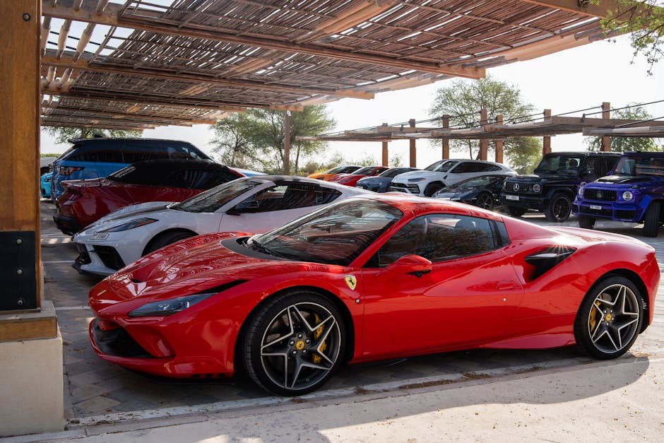 Premium sports car undergoing detailed treatment at Lugugai Detailing Studio